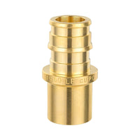 PEX A Expansion 1/2" PEX x 1/2" Male Sweat F1960 Adapter (Lead Free) Plumbingsell