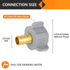 PEX-B Crimp 1/2" x 7/8" Female NPT Swivel Adapter (Lead Free) Plumbingsell