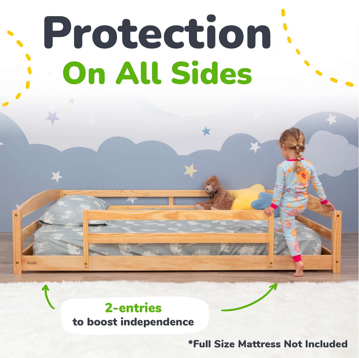Floor Bed - Full Size Ocodile.com