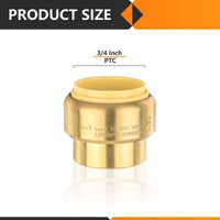 3/4" Push Fit Plug (End Stop) Plumbingsell