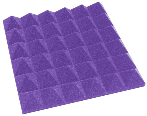 2 Inch Acoustic Foam Pyramid Style Panels - 13 Color Options