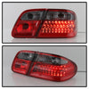 xTune Mercedes Benz W210 E-Class 96-02 LED Tail Lights Red Smoke ALT-CL-MBW210-LED-RSM OffRoadUSA.com