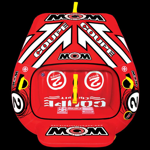 WOW Sports 2 Person Coupe Cockpit Towable Water Tube For Pool and Lake (15-1030) Jupiter Gear