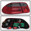 xTune Mercedes Benz W210 E-Class 96-02 LED Tail Lights Red Smoke ALT-CL-MBW210-LED-RSM OffRoadUSA.com