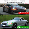 Spyder BMW Z4 03-08 Projector Headlights Halogen Model Only - LED Halo Black PRO-YD-BMWZ403-HL-BK OffRoadUSA.com