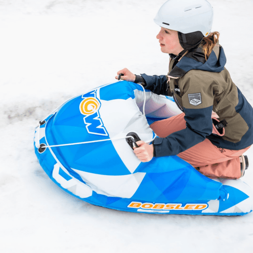 WOW Sports Snow Tube Bobsled for Kids and Adults Jupiter Gear