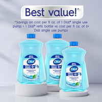 Dial Antibacterial Liquid Hand Soap Refill, Spring Water, 52 fl oz EasyOptionXY LLC
