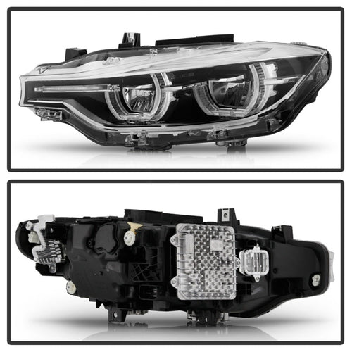 Spyder BMW F30 3 Series 4Dr LED Projector Headlights Chrome PRO-JH-BF3012H-4D-LED-C OffRoadUSA.com