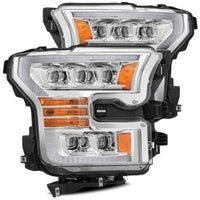 AlphaRex 15-17 Ford F150 / 17-20 F150 Raptor NOVA-Series LED Projector Headlights Chrome OffRoadUSA.com