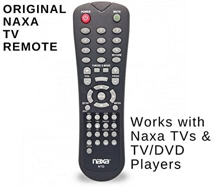 NAXA Original Replacement Remote Control for Naxa NT and NTD Model 12 Volt TVs and TV/DVD Combo Players Jupiter Gear