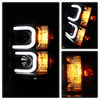Spyder Chevy Silverado 1500 14-16 Projector Headlights Light Bar DRL Blk PRO-YD-CS14-LBDRL-BK OffRoadUSA.com