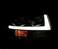 AlphaRex 07-14 Chevrolet Tahoe/Suburban LUXX Series LED Projector headlights Chrome w/DRL/Sequential OffRoadUSA.com