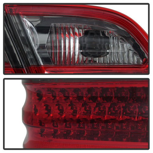 xTune Mercedes Benz W210 E-Class 96-02 LED Tail Lights Red Smoke ALT-CL-MBW210-LED-RSM OffRoadUSA.com