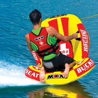 WOW Sports Bucket Seat 1 Person Towable Water Tube and Lounge Chair (14-1090) Jupiter Gear