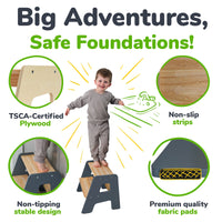 2-Step Stool for Kids Ocodile.com