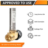 7/8" Female Swivel Ballcock Nut x 3/4" Male Thread, Water Hammer Arrestor Tee for Toilet Plumbingsell