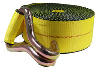 3" x 30 Ft Heavy Duty Flatbed Ratchet Strap w/ Wire Hooks | R330W RatchetStrap.Com
