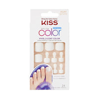 KISS Salon Color Toenails White This Is Classic EasyOptionXY LLC