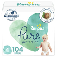 Pampers Pure Protection Diapers, Size 4, 104 Count EasyOptionXY LLC