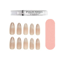 Salon Perfect Artificial Nails 121 Magnetic Silver File & Glue Included 30 Nails EasyOptionXY LLC