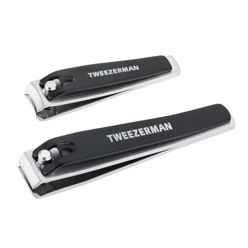 Tweezerman 2 Piece Stainless Steel Nail Clipper Set for Nail Care EasyOptionXY LLC