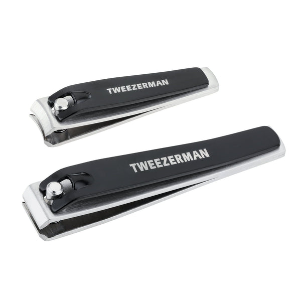 Tweezerman 2 Piece Stainless Steel Nail Clipper Set for Nail Care EasyOptionXY LLC