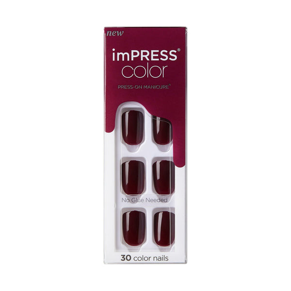 KISS imPRESS Color Press-On Manicure Cherry Up 30 Count EasyOptionXY LLC