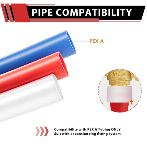 PEX A Expansion 3/4" PEX x 3/4" PEX x 1/2" Female Threaded F1960 Tee (Lead Free) Plumbingsell