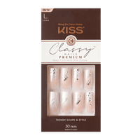KISS Classy Premium Fake Nails Stunning 30 Count EasyOptionXY LLC