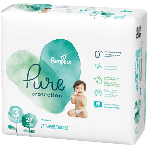 Pampers Pure Protection Diapers Size 3, 27 Count EasyOptionXY LLC