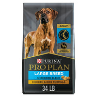 Purina Pro Plan Large Breeds for Adult Dogs Chicken Rice, 34 lb Bag EasyOptionXY LLC