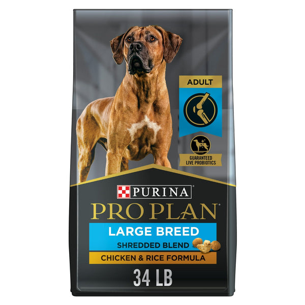 Purina Pro Plan Large Breeds for Adult Dogs Chicken Rice, 34 lb Bag EasyOptionXY LLC