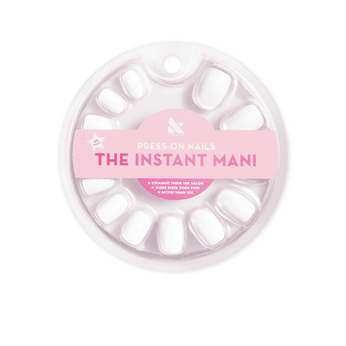 Olive & June Press-on Artificial Nails, Round XXS, HD, White, 42 Ct EasyOptionXY LLC