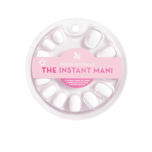 Olive & June Press-on Artificial Nails, Round XXS, HD, White, 42 Ct EasyOptionXY LLC