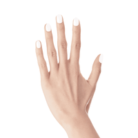 Olive & June Press-on Artificial Nails, Round XXS, HD, White, 42 Ct EasyOptionXY LLC