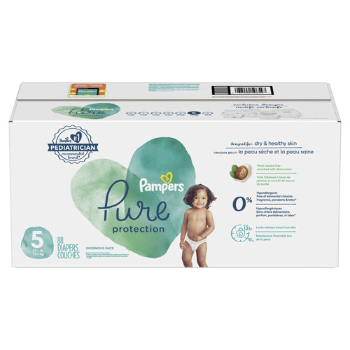 Pampers Pure Protection Diapers Size 5, 88 Count EasyOptionXY LLC