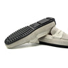 Zelli Italia 31-160-WHT MONZA Sueded Calfskin with Crocodile Driver, White