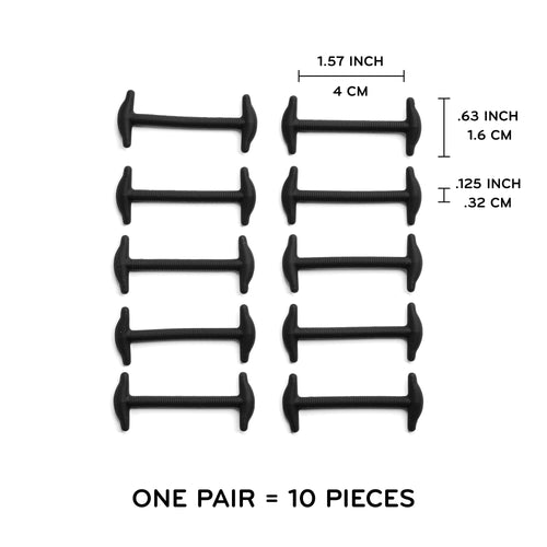 Black No Tie Elastic Silicone Dress Shoe Laces The Original Stretchlace