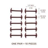 Brown No Tie Elastic Silicone Dress Shoe Laces The Original Stretchlace