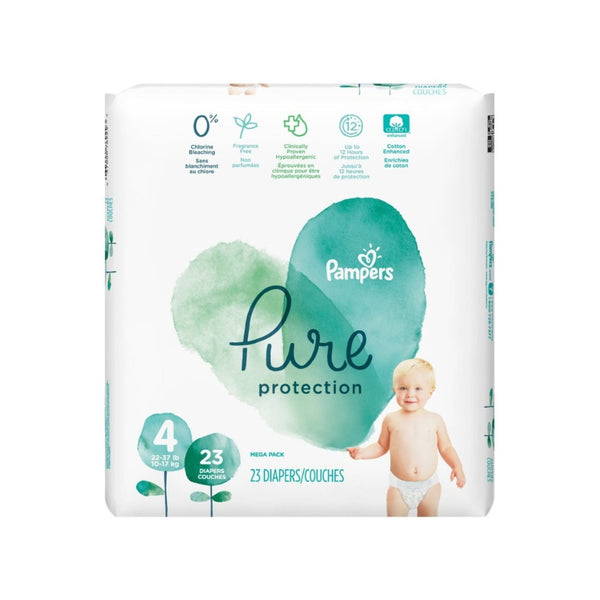Pampers Pure Protection Diapers Size 4, 23 Count EasyOptionXY LLC