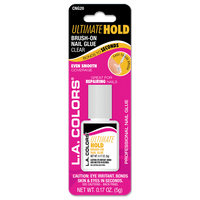 L.A. COLORS Ultimate Hold Brush-On Nail Glue, Clear, 0.1 fl oz EasyOptionXY LLC