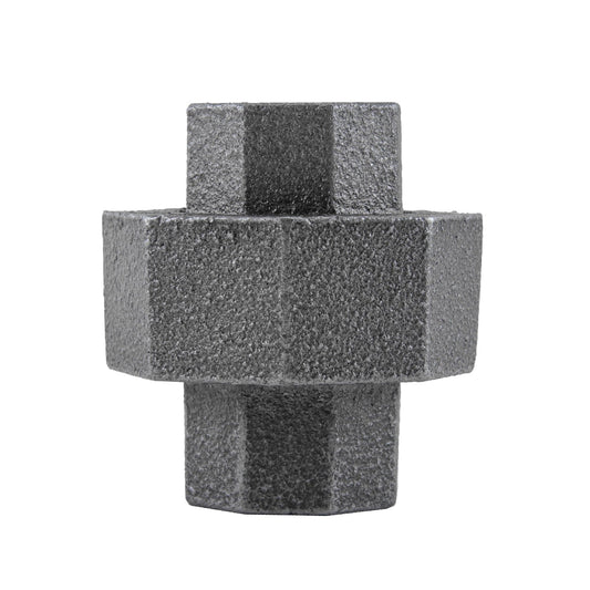 1/2 in. Black Union PIPE DECOR
