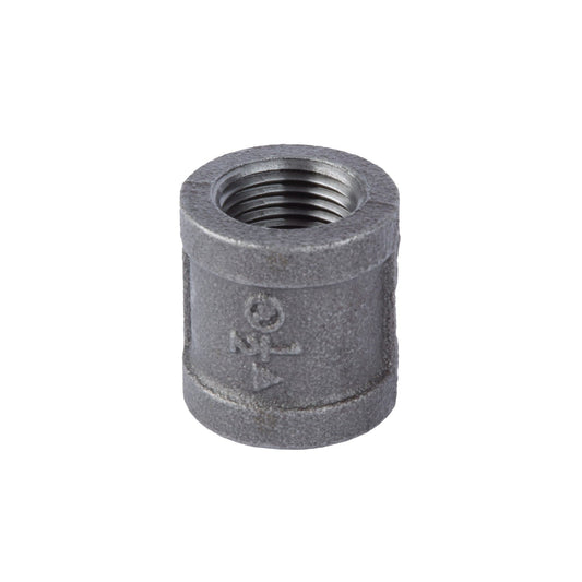 1/2 in. Black Coupling