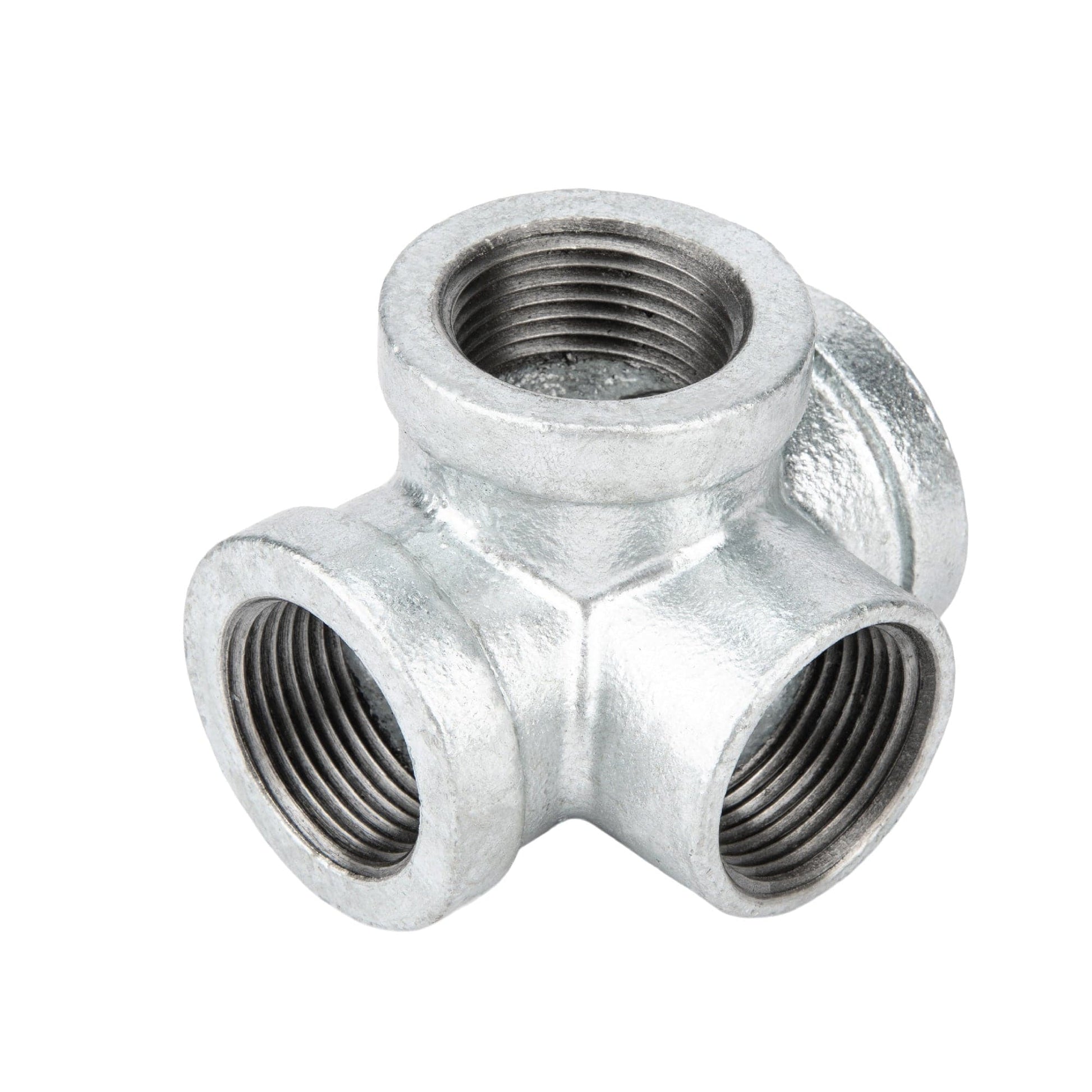 1/2 in. Galvanized Iron Side Outlet Tee PIPE DECOR