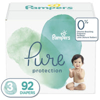 Pampers Pure Protection Natural Diapers, Size 3, 92 Count EasyOptionXY LLC