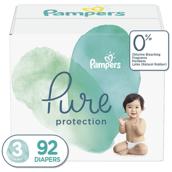 Pampers Pure Protection Natural Diapers, Size 3, 92 Count EasyOptionXY LLC