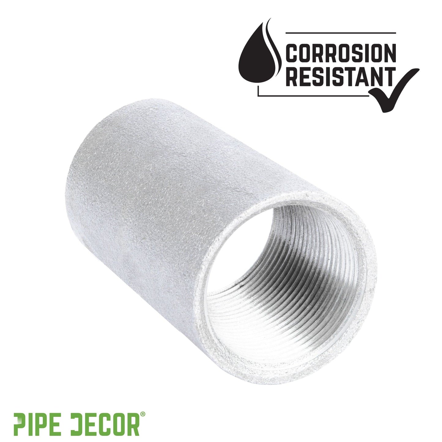 1 in. Galvanized Steel Merchant Coupling