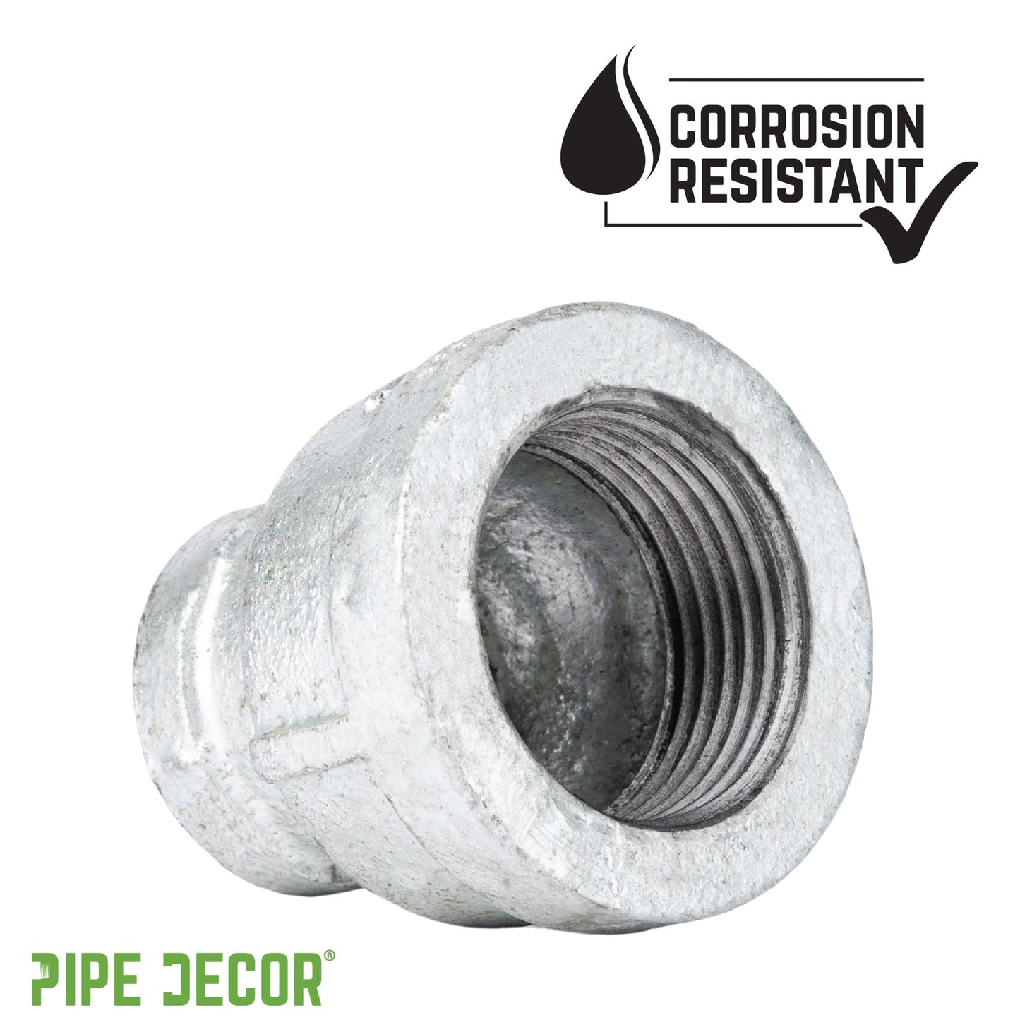1/4 in. x 1/8 in. Galvanized Iron Reducing Coupling