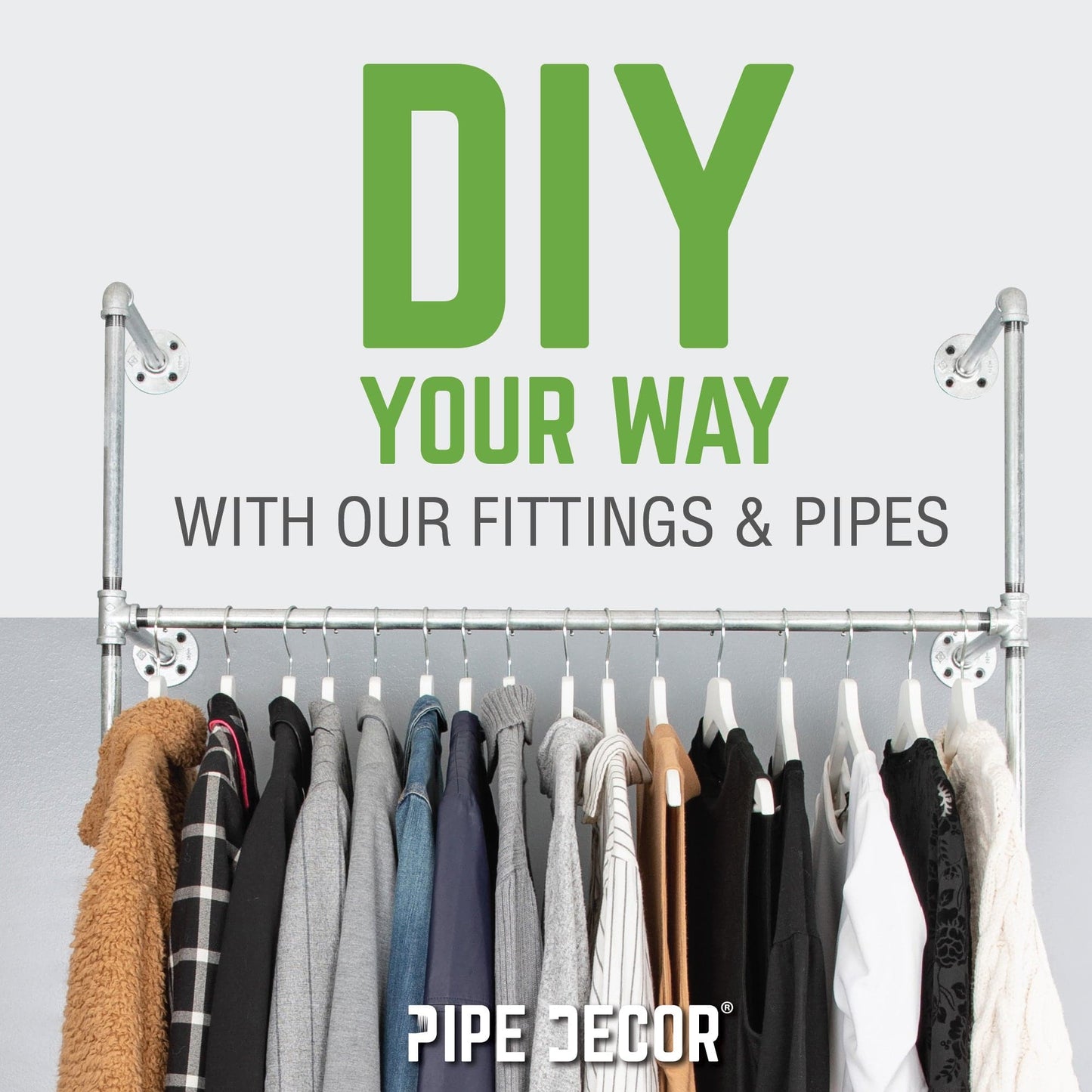 1/2 in. Galvanized Iron Union PIPE DECOR