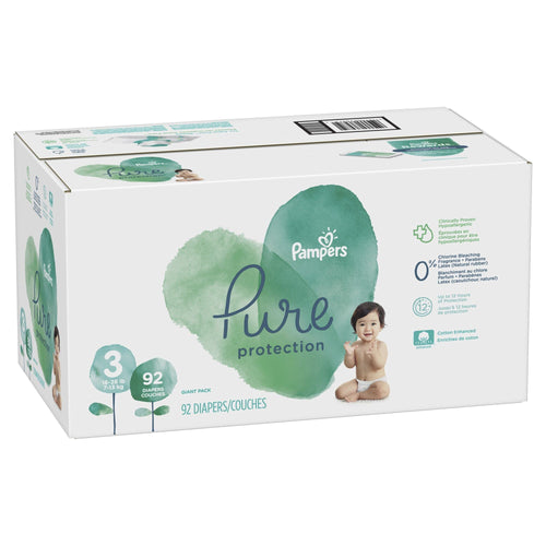 Pampers Pure Protection Natural Diapers, Size 3, 92 Count EasyOptionXY LLC